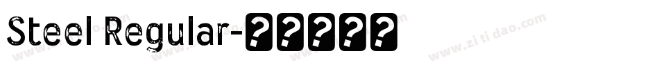 Steel Regular字体转换